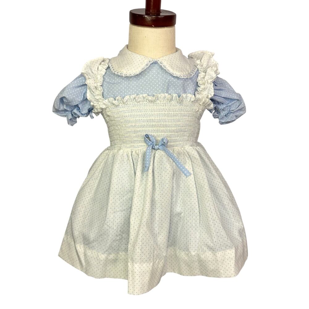 Vintage Nanas Pet Prairie Peasant Floral Dress Girls from Jc pennys
